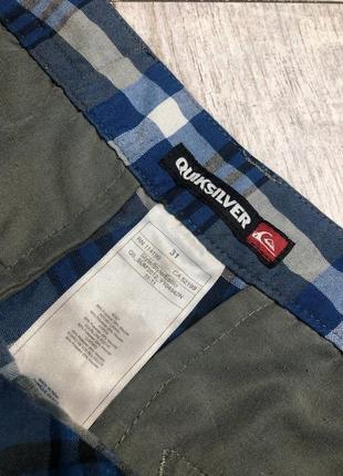 Мужские шорты в клетку quiksilver4 фото