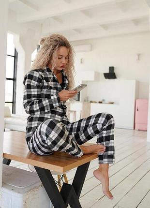 Парная пижама в клетку