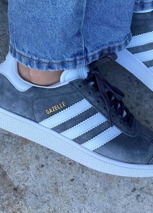 Adidas gazelle grey 361 фото