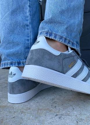 Adidas gazelle grey 363 фото