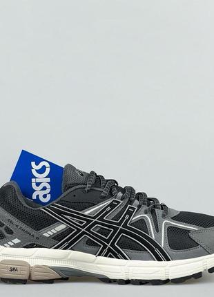 Жіночі кросівки  asics gel kahana 8  сірі з білим