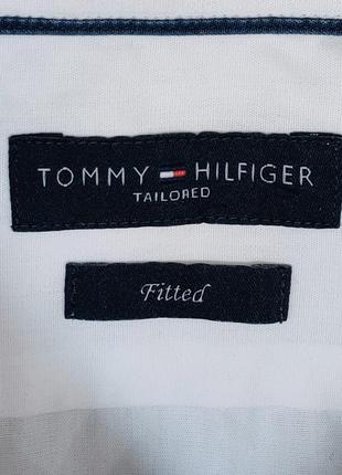 Сорочка чоловіча біла класична tommy hilfiger4 фото