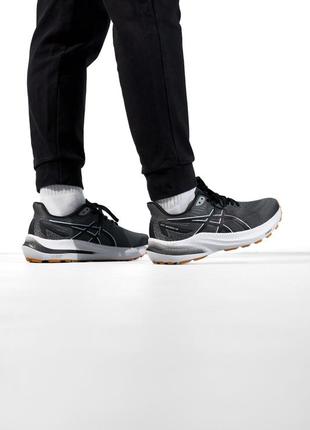 Asics gt-2000 12 black/grey/white 403 фото