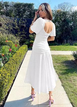 Розпродаж сукня asos міді з об'ємними рукавами2 фото