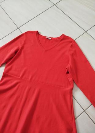 Стильна червона сукня великий розмір2 фото