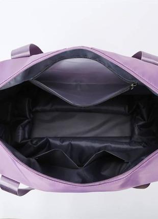 Дорожная сумка для путешествий для ручной клади на колесах (сиреневый)