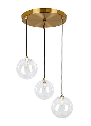 Люстра підвісна 761p150f-3 brz+cl (300)