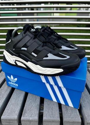 Кросівки adidas niteball, чорні3 фото
