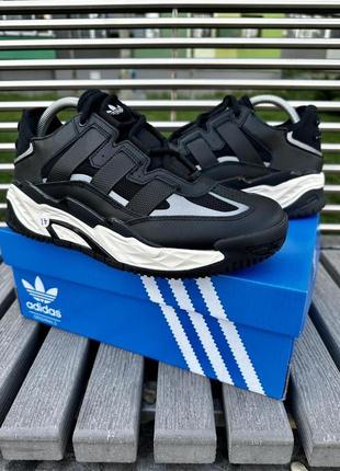 Кросівки adidas niteball, чорні4 фото