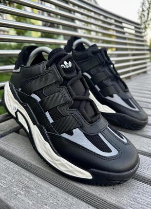 Кросівки adidas niteball, чорні8 фото
