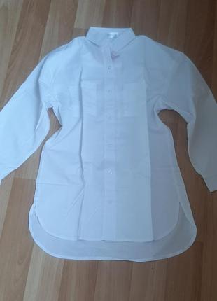 Біла базова сорочка рубашка onesize