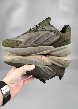 Мужские кроссовки adidas ozelia khaki9 фото
