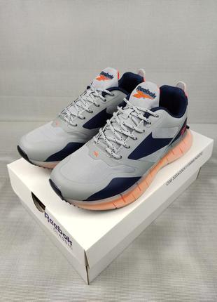 Мужские кроссовки reebok zig kinetica gray&orange 41-45