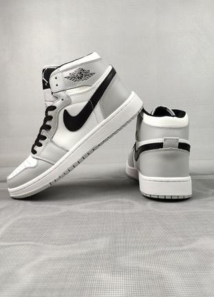 Кросівки nike air jordan 1 light smoke gray чоловічі 41-456 фото