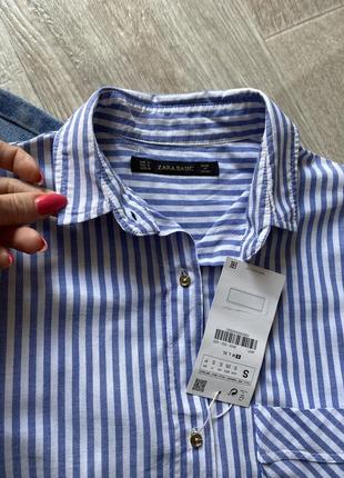 Zara рубашка, блузка, блуза, сорочка вільного крою5 фото