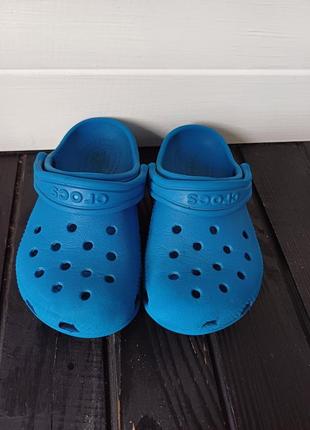 Дитячі крокси шльопанці сабо crocs c8 розмір 25