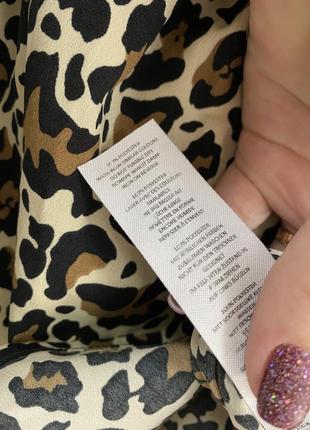 Легка блуза леопардовий принт8 фото