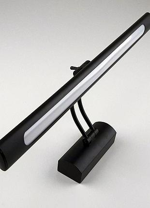 Подсветка для зеркал-картин поворотная черная led 12w 4200k 750lm sneha (996642 12w black)