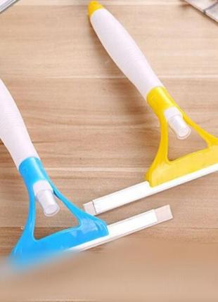 Швабра econimix cleaning для миття вікон, з пульверизатором, 149 грн, колір блакитний 
характеристики: