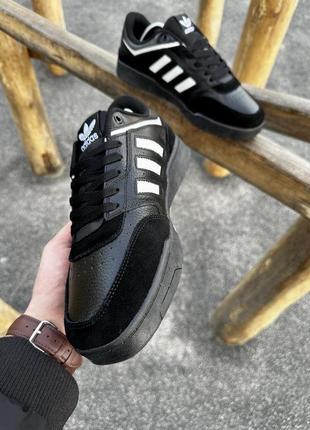 Кросівки adidas dropstep (all black)5 фото