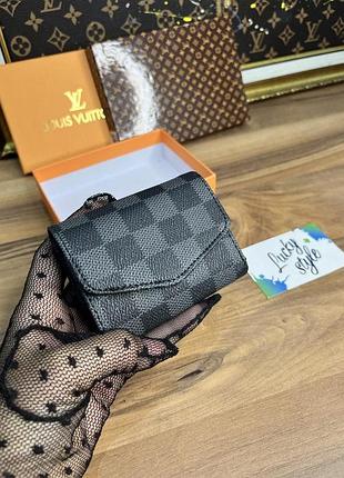 Картхолдер-гаманець сіра клітина lv з механізмом + коробка