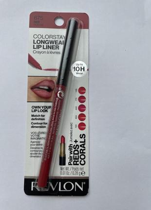 Олівець для губ revlon 675 red rouge