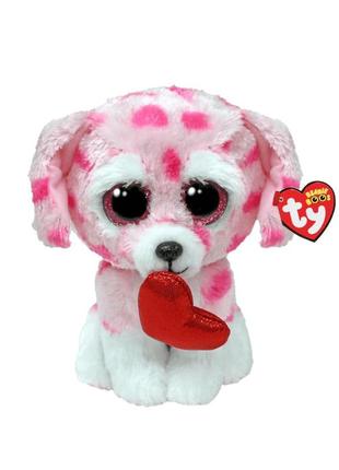 Дитяча іграшка м’яконабивна ty beanie boos 37340 цуценя "rory" 15 см