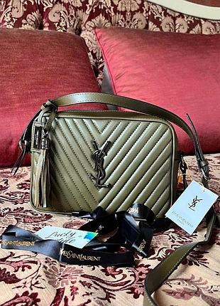 Сумка женская маленькая yves saint laurent lou camera