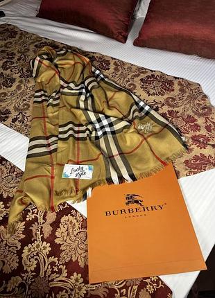 Шаль преміум burberry classic 66546545