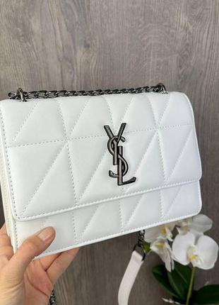 Женская мини сумочка клатч на плечо с цепочкой, маленькая сумка ysl 1298