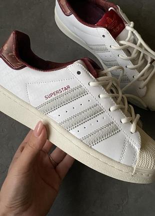 Adidas superstar white/red 36