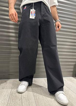 Джинсы baggy черные