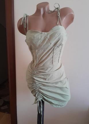 Платье l shein с драпировкой