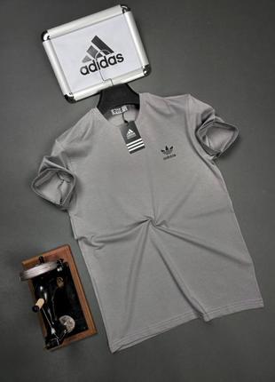 Літні чоловіча сіра футболка спортивна adidas original
