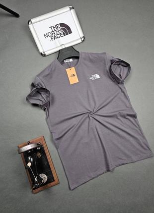 Літня чоловіча сіра спортивна футболка the north face
