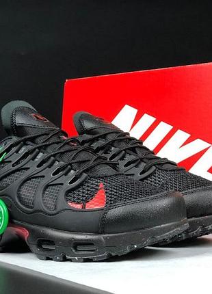 Кроссовки nike air max terrascape plus мужские, кроссовки найк аир макс плюс кожаные в сетку черные, найки