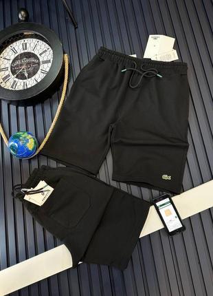 Літні чоловічі спортивні трикотажні шорти lacoste