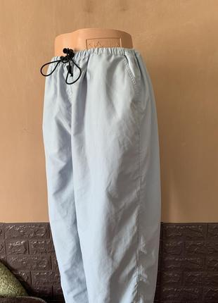 Розкішні штани брюки джогери розмір 48 50 голубого кольору7 фото