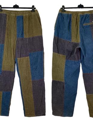 Штани iets frans… patchwork corduroy baggy loose fit