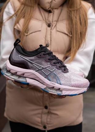 Стильні жіночі кросівки високої якості в стилі asics gel-kinsei blast pink bordo4 фото