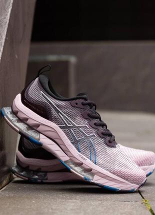 Стильні жіночі кросівки високої якості в стилі asics gel-kinsei blast pink bordo9 фото