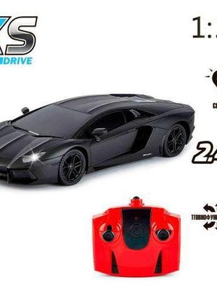 Машинка на радіокеруванні "lamborghini aventador lp700-4" (чорний)