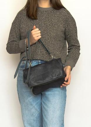 Сумка кожаная, кроссбоди, cowboysbag. натуральная кожа.