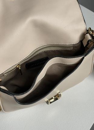 Сумка у стилі marc jacobs the j marc shoulder bag cream5 фото