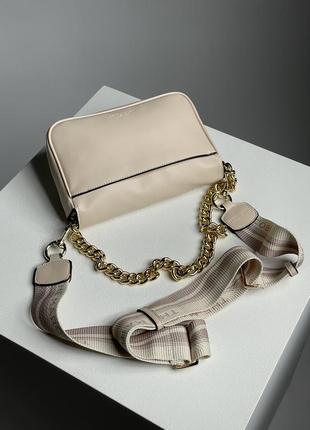 Сумка у стилі marc jacobs the j marc shoulder bag cream4 фото