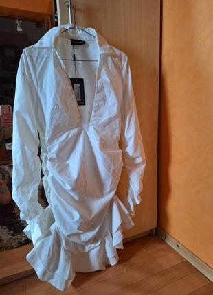 Нове плаття-сорочка з драпіруванням pretty little things