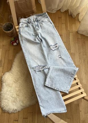 Крутые джинсики wide leg от primark