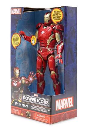 Игровая говорящая фигурка железный человек 23 см  disney marvel iron man talking action figure 4610166585775 фото