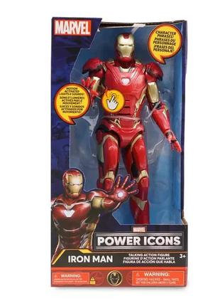 Игровая говорящая фигурка железный человек 23 см  disney marvel iron man talking action figure 4610166585774 фото