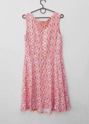 Летнее платье в орнамент rayon